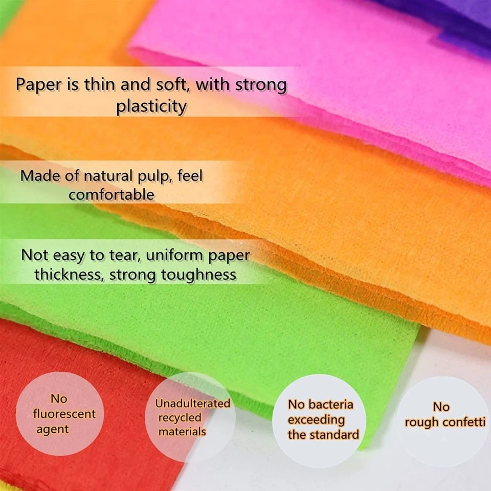 Papel Crepe For DIY Craft Papel Crepe For DIY Craft